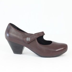 Dansko Shoes Mary Jane Heels Leather Pumps Eu 40 Women Vintage style